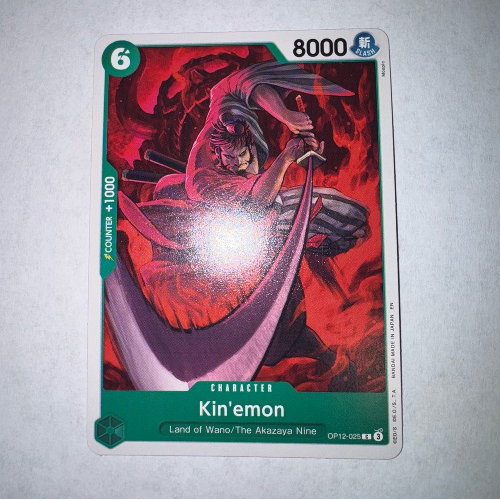 One Piece CCG Kin'emon Legacy Of The Master C OP12-025 NM